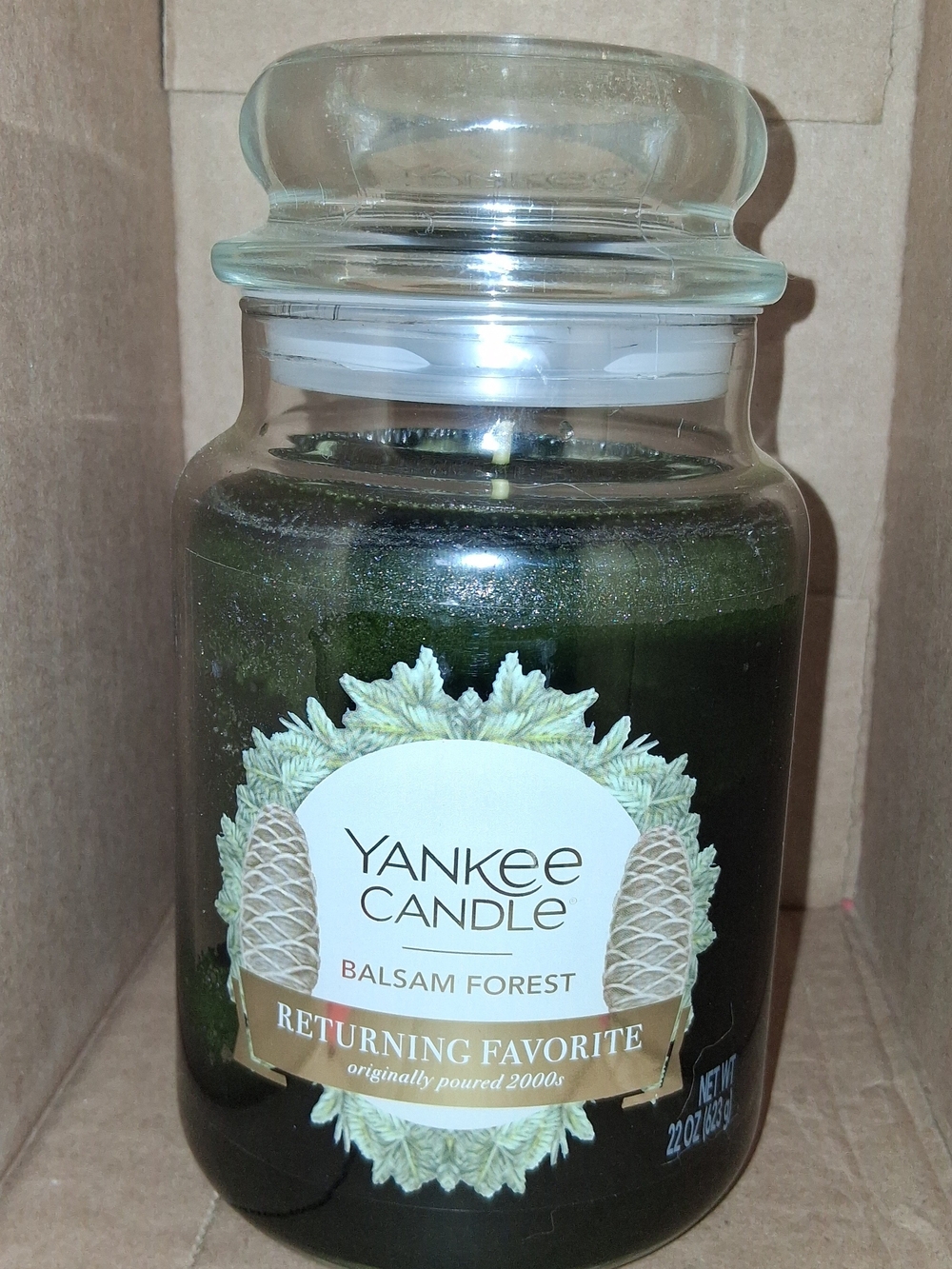 Yankee Candle Balsam Forest Returning Classic 22oz. Scented Candle NEW